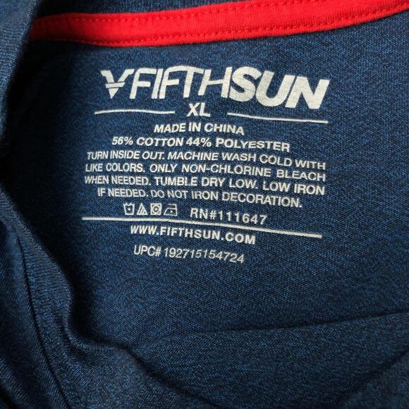 Men’s Blue ‘NASA’ Astronaut/Spaceship Graphic Long Sleeve - Picture 4 of 6